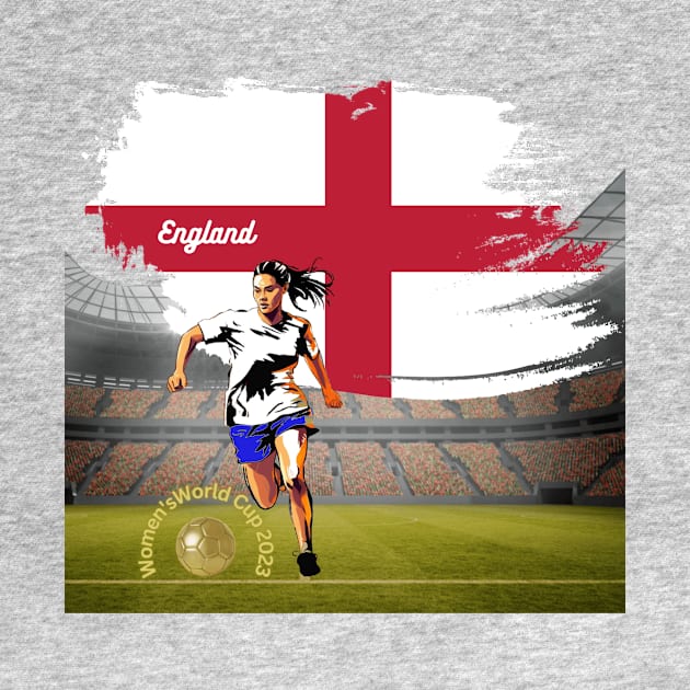 England T-Shirt, Unisex T-Shirt, Women’s World Cup, soccer t-shirts, football t-shirts, women’s football, England national football team by Clinsh Online 